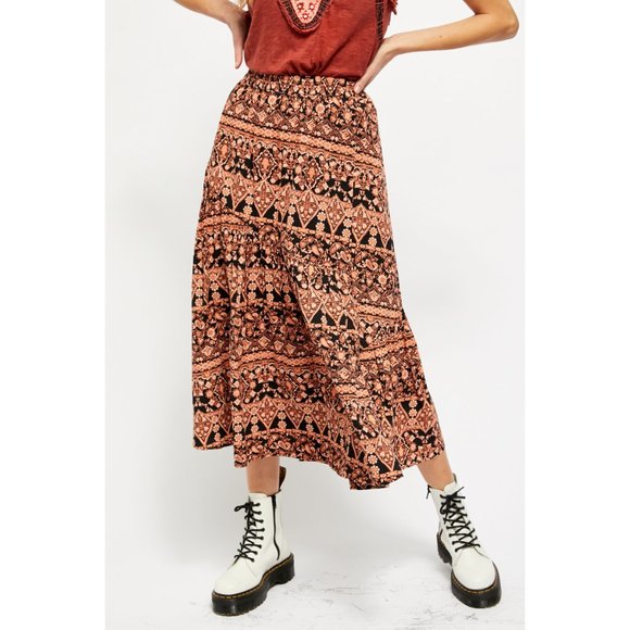 Free People Dresses & Skirts - NWT Free People All About the Tiers Midi Skirt